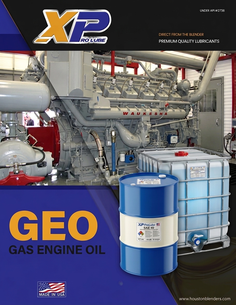 Gas Engine Oils flyer