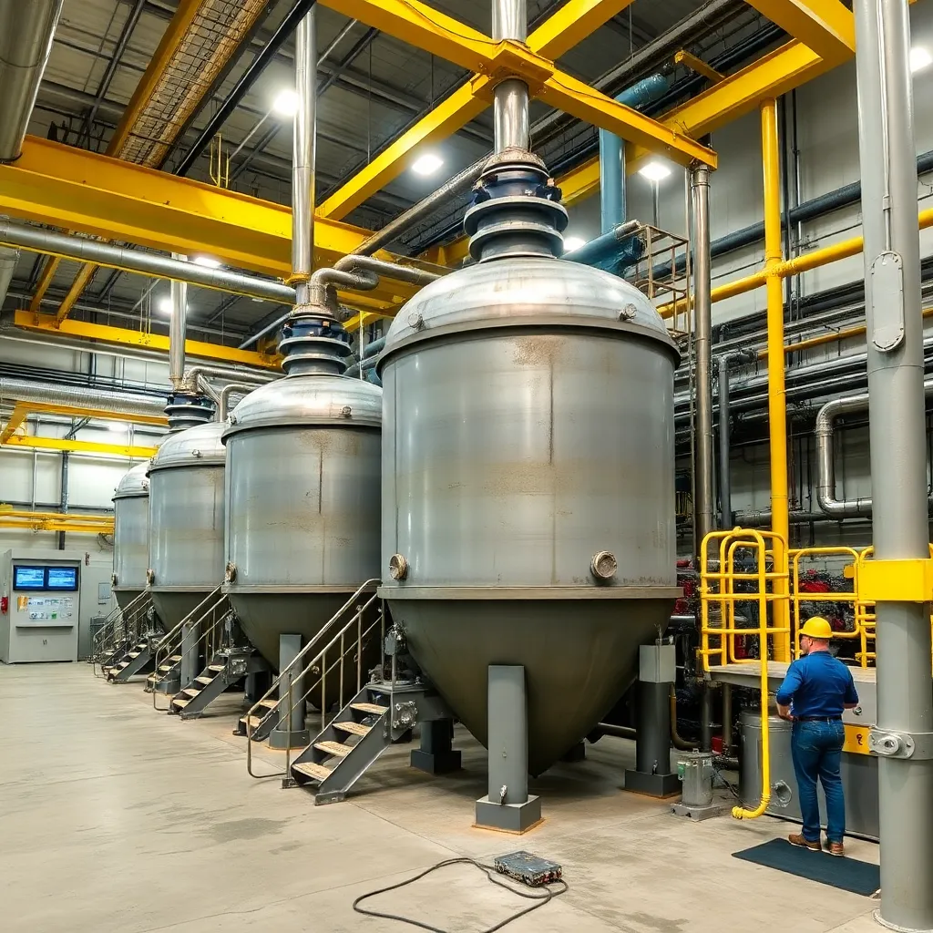 Houston Blenders state-of-the-art blending facility with large industrial tanks and modern equipment